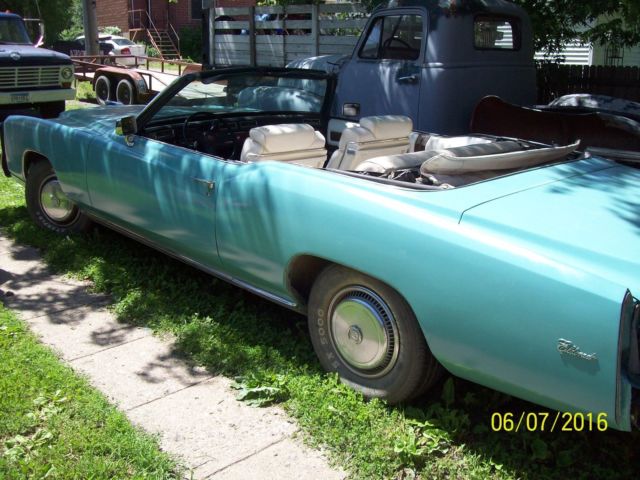 1976 Green Cadillac Eldorado Convertible