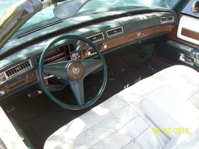 1976 Green Cadillac Eldorado Convertible