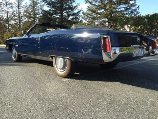 1971 Blue Cadillac Eldorado Convertible
