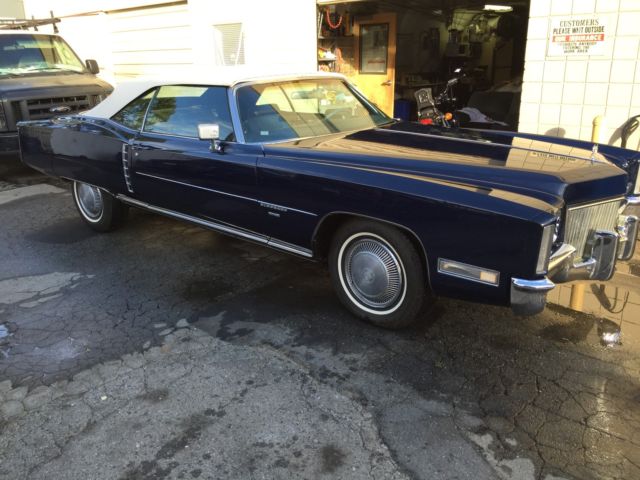 1971 Blue Cadillac Eldorado Convertible