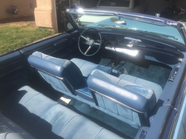 1966 Blue Cadillac DeVille Convertible