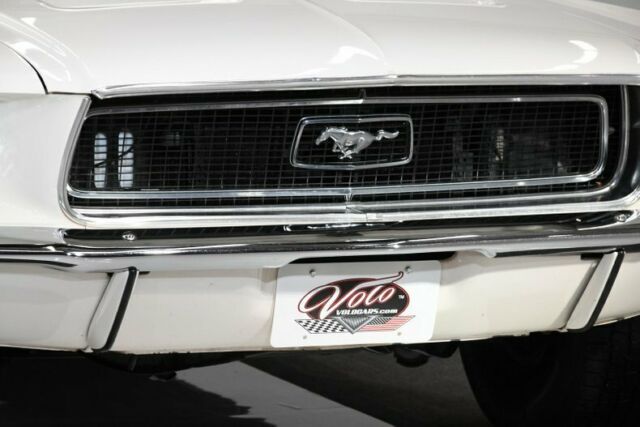 1968 White Ford Mustang Convertible