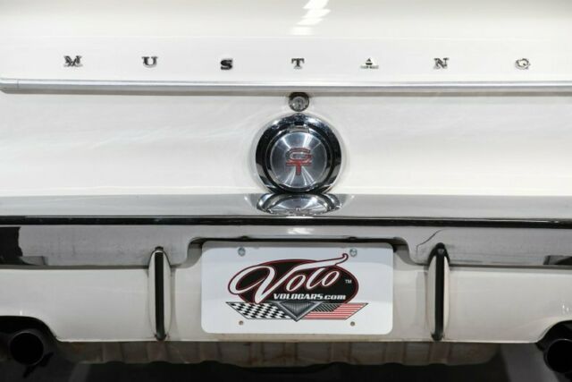 1968 White Ford Mustang Convertible