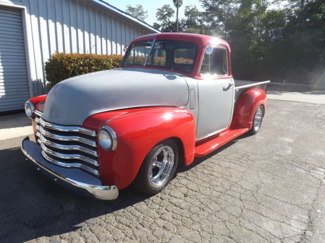 1949 Red Chevrolet 3100 Standard Cab Pickup