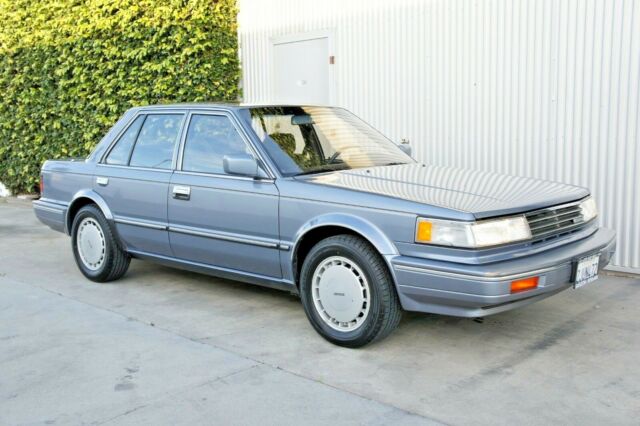 1988 Blue Nissan Maxima Sedan
