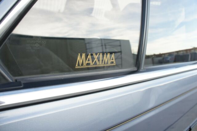 1988 Blue Nissan Maxima Sedan