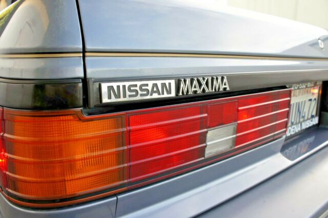 1988 Blue Nissan Maxima Sedan