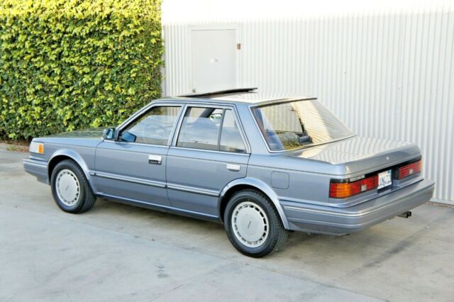 1988 Blue Nissan Maxima Sedan
