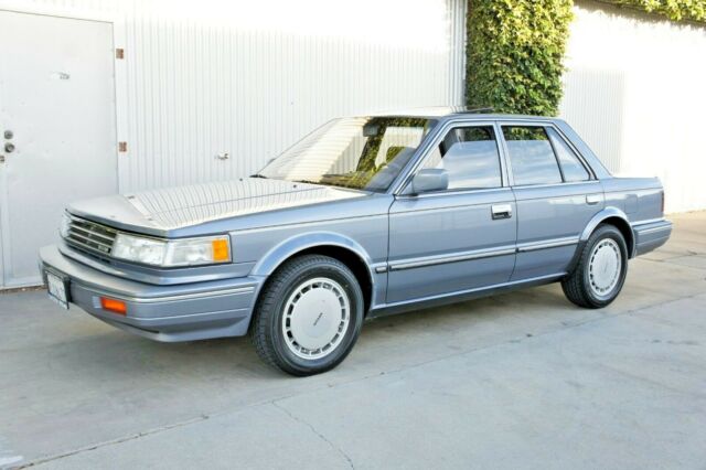 1988 Blue Nissan Maxima Sedan
