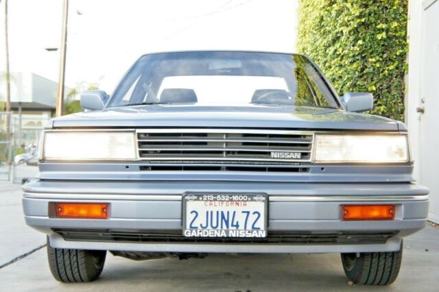 1988 Blue Nissan Maxima Sedan