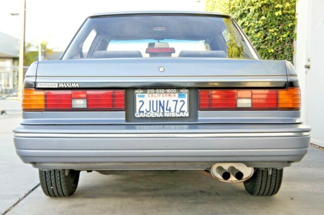 1988 Blue Nissan Maxima Sedan