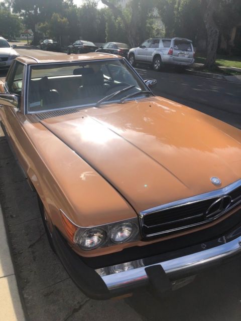 1976 Orange Mercedes-Benz 400-Series Convertible