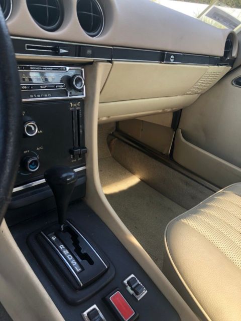 1976 Orange Mercedes-Benz 400-Series Convertible