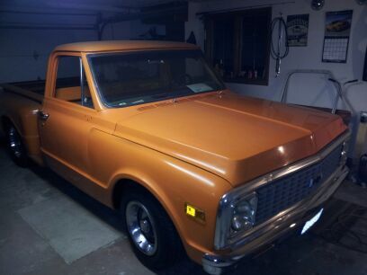1971 Orange Chevrolet C-10 Standard Cab Pickup