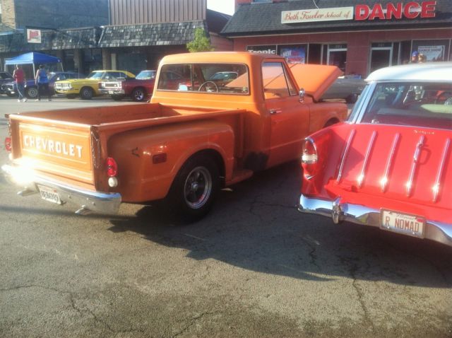 1971 Orange Chevrolet C-10 Standard Cab Pickup