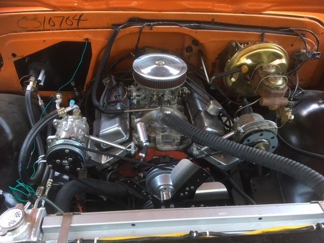 1971 Orange Chevrolet C-10 Standard Cab Pickup