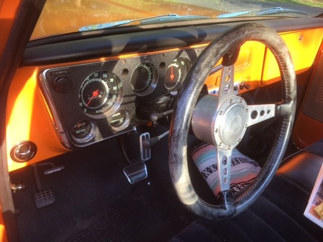 1971 Orange Chevrolet C-10 Standard Cab Pickup