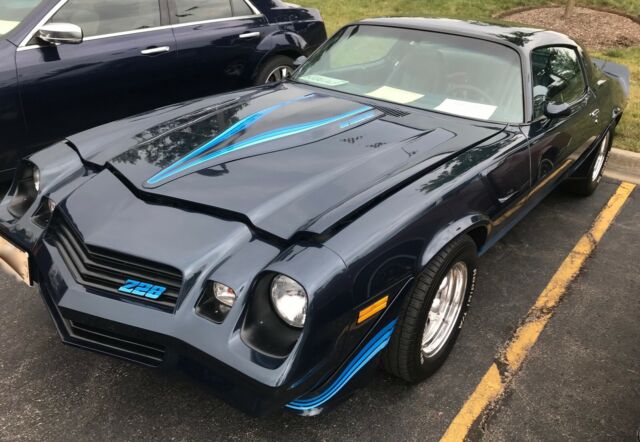 1980 Blue Chevrolet Camaro Coupe