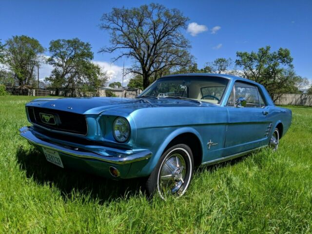 1966 Metallic Blue Ford Mustang Coupe