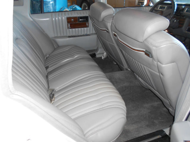 1976 White Cadillac Seville Sedan