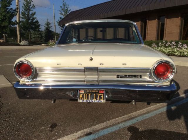 1964 White Ford Fairlane Hardtop