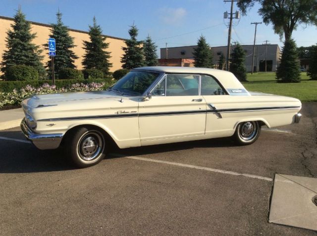 1964 White Ford Fairlane Hardtop
