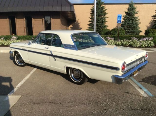 1964 White Ford Fairlane Hardtop