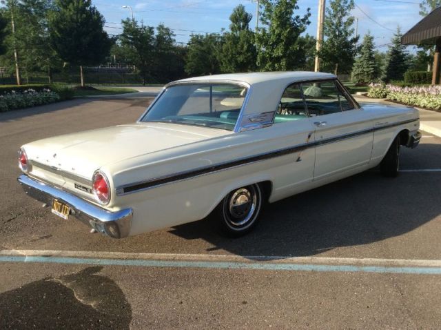 1964 White Ford Fairlane Hardtop