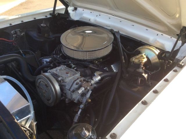 1964 White Ford Fairlane Hardtop