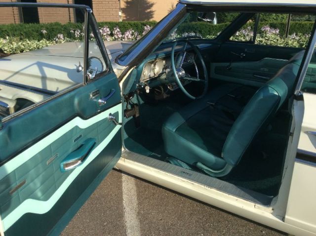 1964 White Ford Fairlane Hardtop