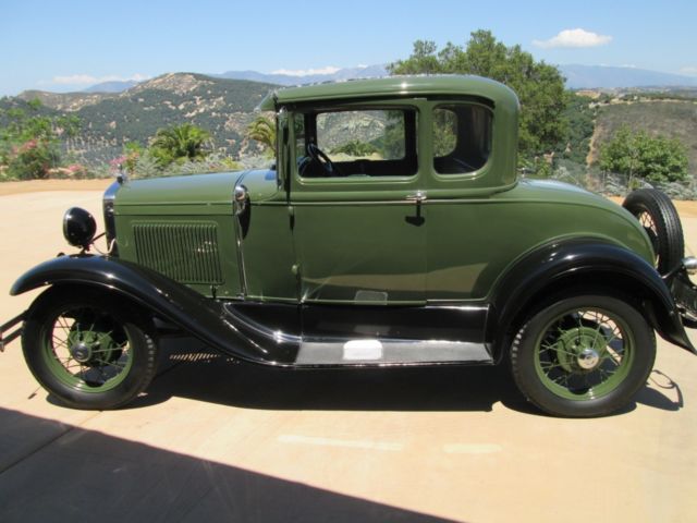 19300000 Green Ford Model A Coupe