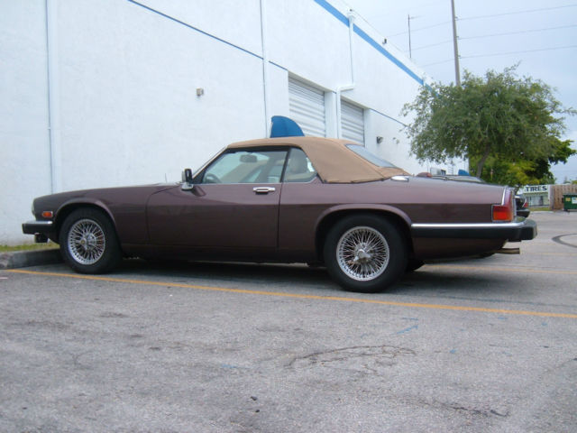 1989 Brown Jaguar XJS Convertible