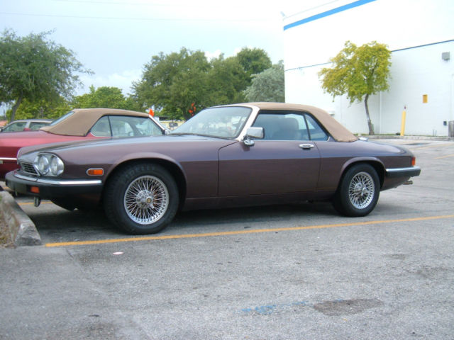 1989 Brown Jaguar XJS Convertible
