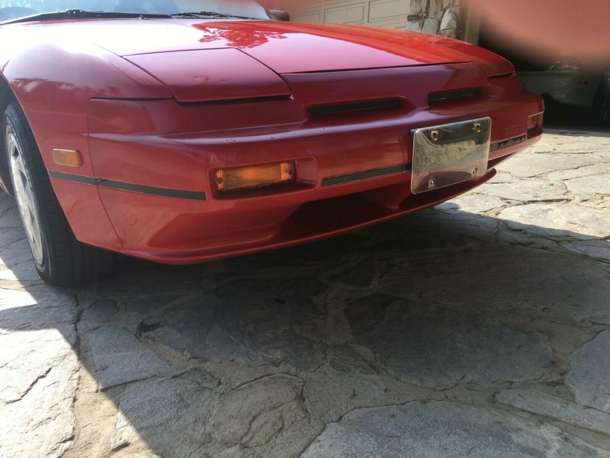 1989 Red Nissan 240SX Hatchback