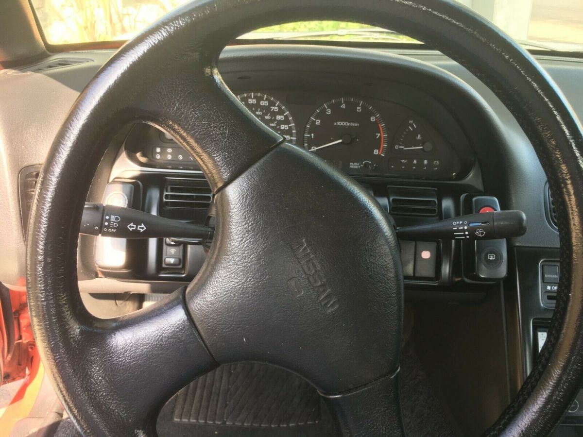 1989 Red Nissan 240SX Hatchback