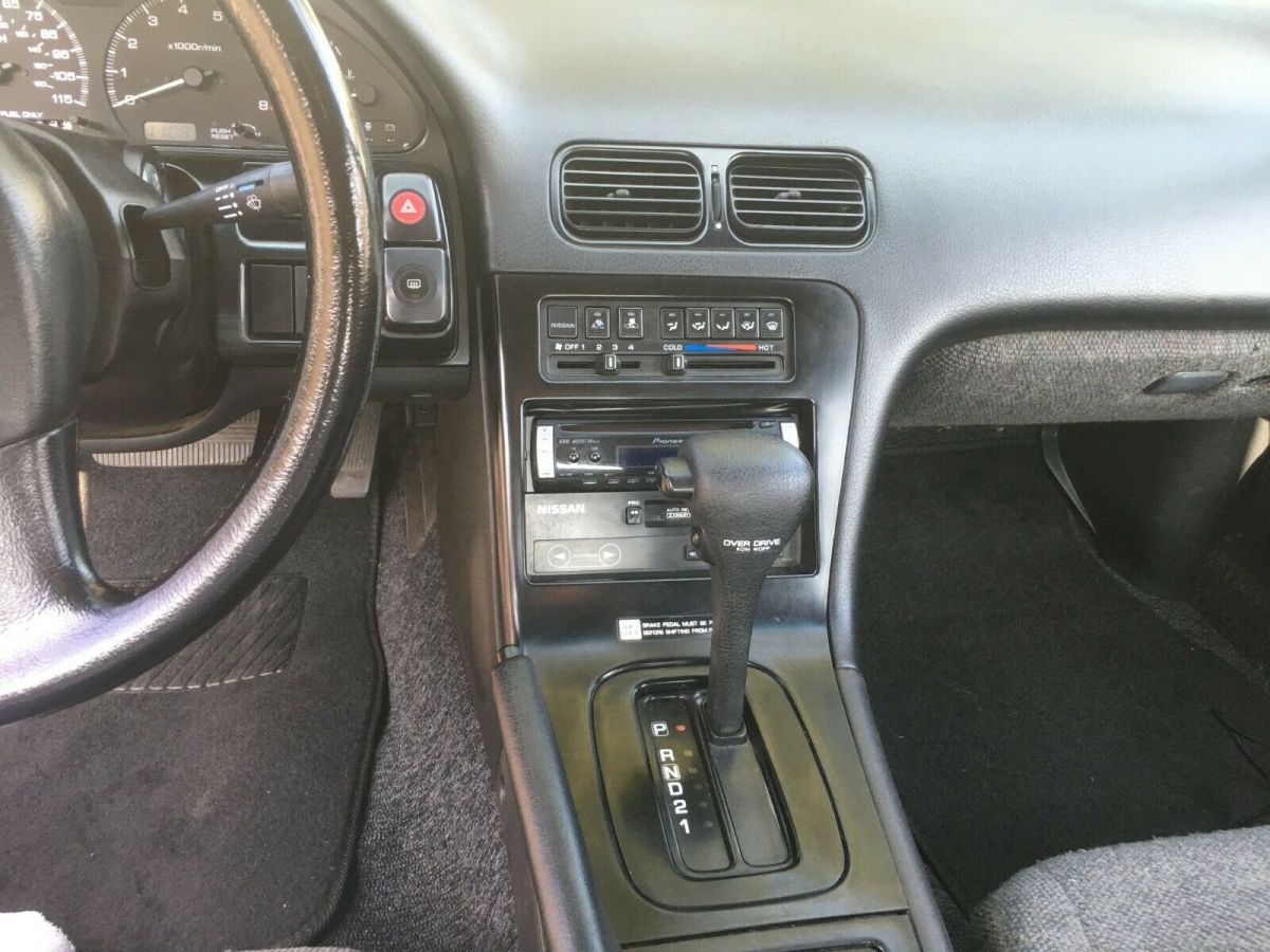 1989 Red Nissan 240SX Hatchback