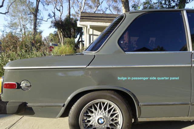 1974 Gray BMW 2002 Coupe