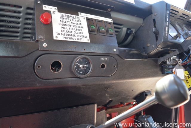 1986 Red Land Rover Defender SUV