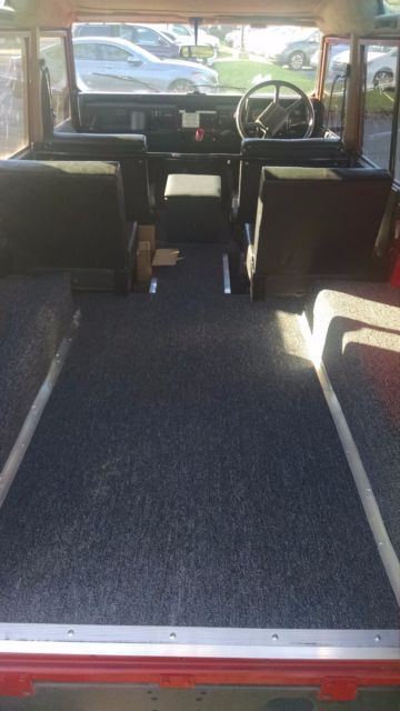 1986 Red Land Rover Defender SUV