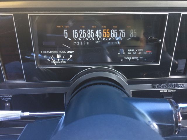 1987 Blue Buick Regal Coupe