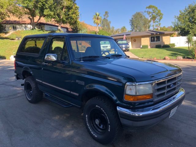 1994 Green Ford Bronco SUV