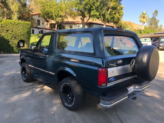 1994 Green Ford Bronco SUV