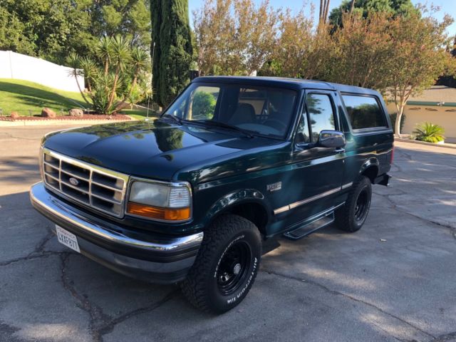 1994 Green Ford Bronco SUV