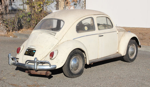 1962 White Volkswagen Beetle - Classic Coupe