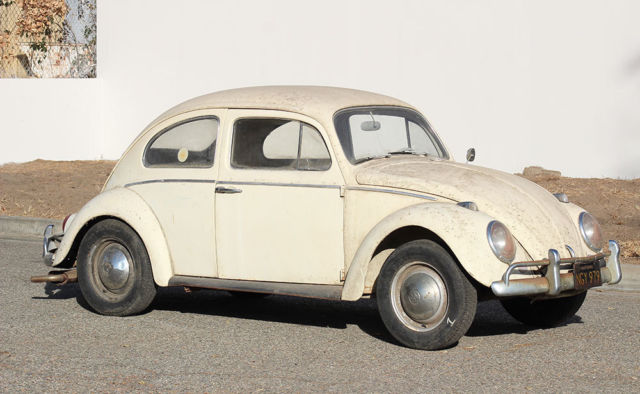 1962 White Volkswagen Beetle - Classic Coupe