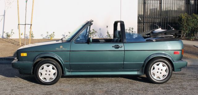 1991 Green Volkswagen Cabrio Convertible