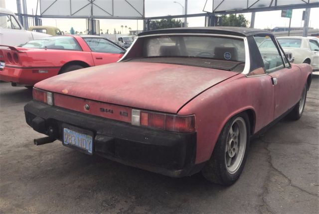 1975 Red Porsche 914 Coupe