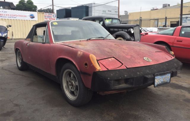 1975 Red Porsche 914 Coupe