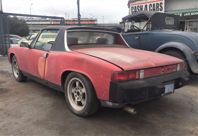1975 Red Porsche 914 Coupe