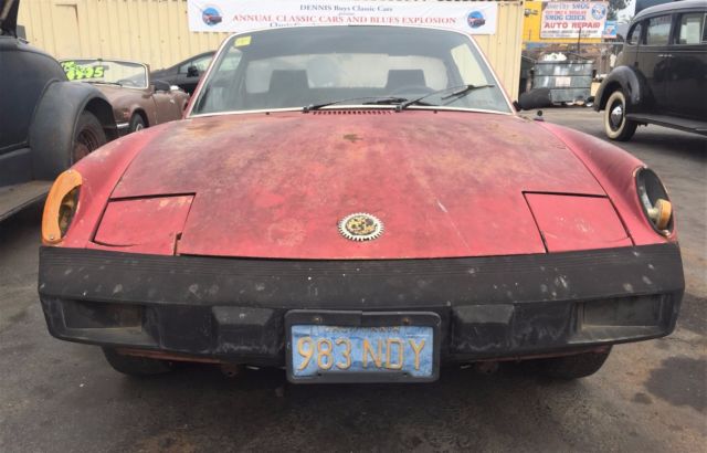 1975 Red Porsche 914 Coupe
